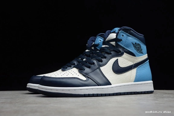 High 555088-140 Jordan OG Blue 1 Obsidian - University Air | Retro UNC 555088-140 0505